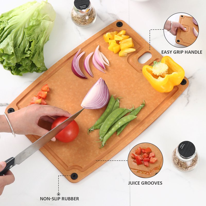 Eco-Friendly Composite Cutting Board Set - 2 Pack, Dad