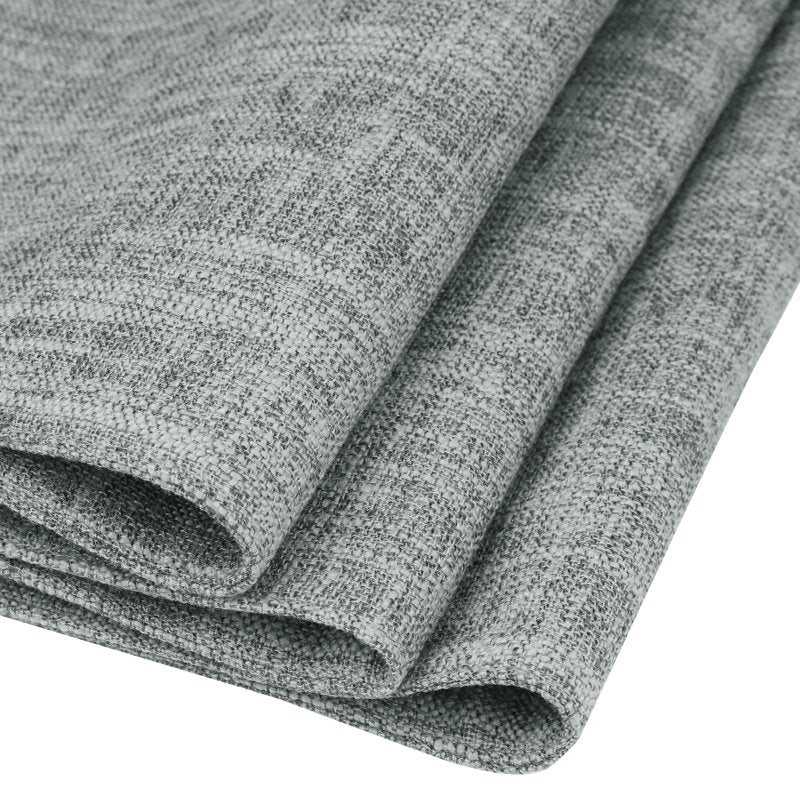 Solid Color Table Runner - Dark Grey 12" x 71" - Waterproof Linen