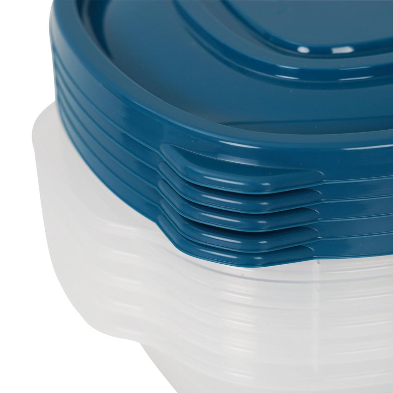 2-Pack Square 2.9 Cup Plastic Food Storage Containers