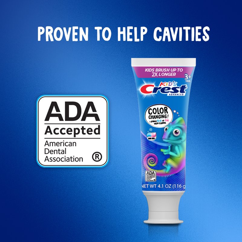 Kids Advanced Fluoride Toothpaste - Bubblegum Flavor, 4.2 oz