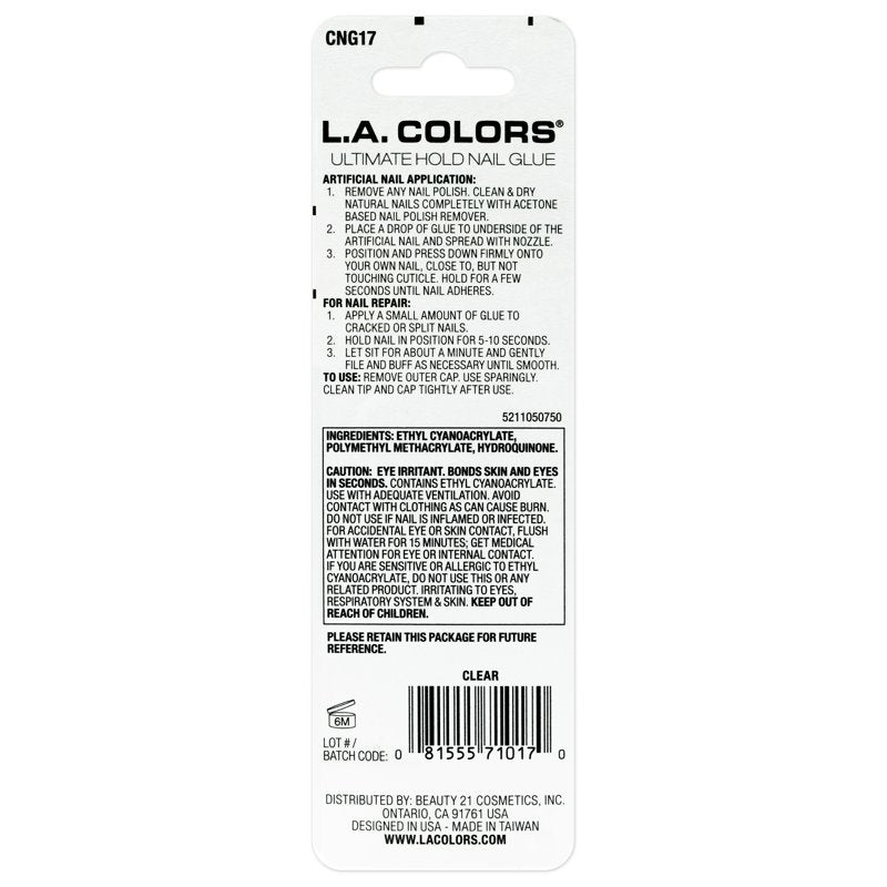 Ultimate Hold Precision Tip Nail Glue - Clear, 3 Pack