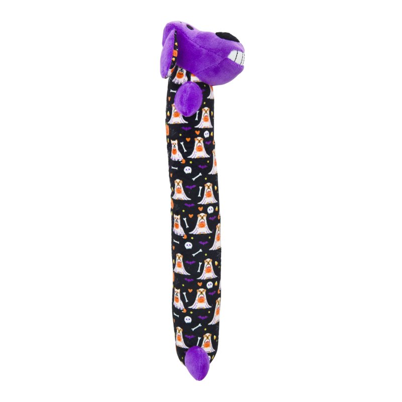Halloween Dog Toys 12-Inch Smiling Dog 2-Pack - Plush Squeaky Dog Toys for Seasonal Fun - Variation 2