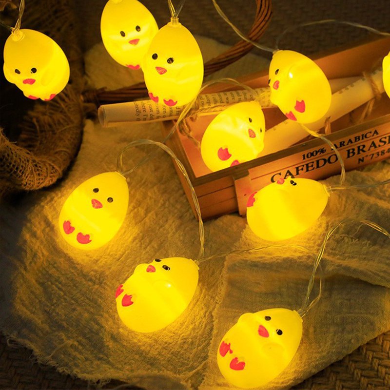 Indoor Easter Lights LED Chick & Egg String Lights - Spring & Holiday Decor - Variation of THIS listing