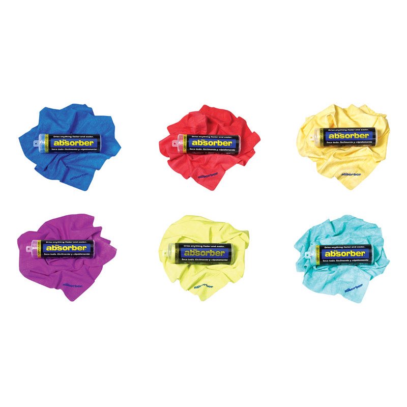 Large PVA Drying Towels - 2 Pack, 17" x 27", Assorted Colors