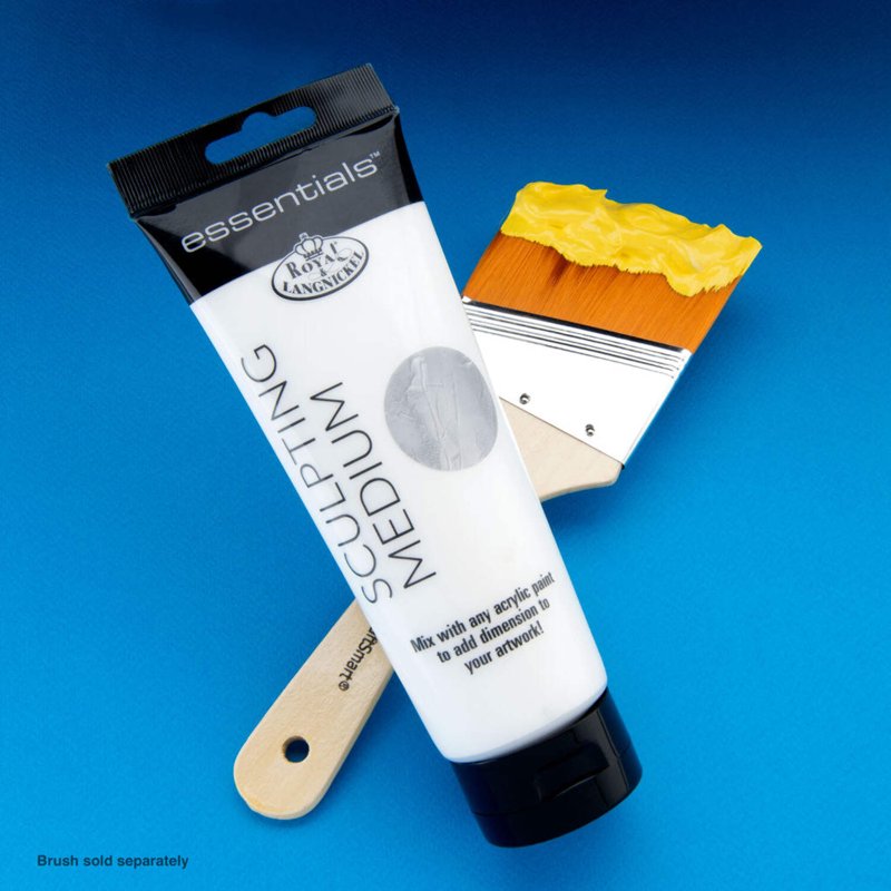 Sculpting Acrylic Paint Medium - 250ml Gloss Finish for Artists - Single, Sculpting