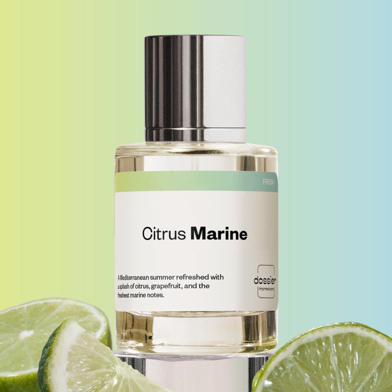 Citrus Marine Eau De Parfum for Men - 1.7 oz Vegan Fragrance