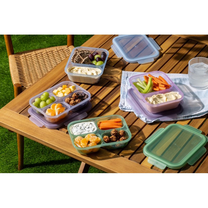 Snap & Nest 8-Piece Snack Container Set - 2 Pack