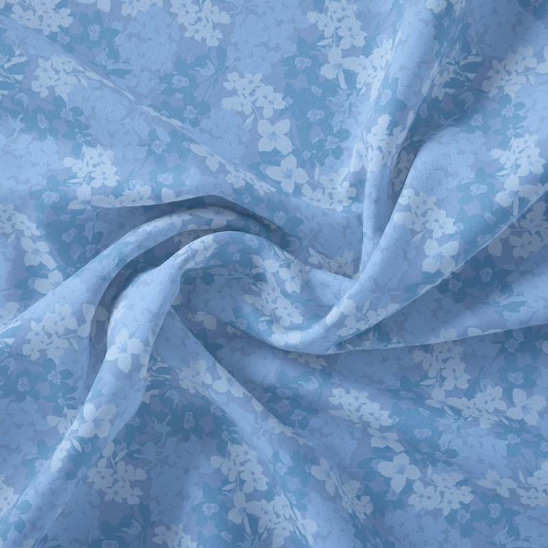 100% Cotton Quilting Fabric 1 Yard - Floral Pattern for Sewing & Crafts