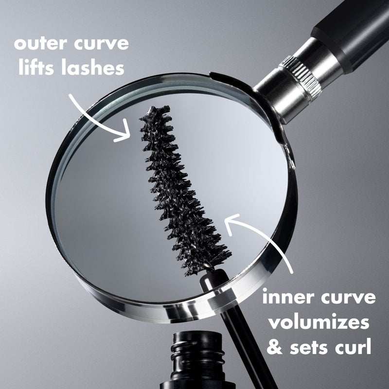 Volumizing & Curling Mascara - Long-Lasting Smudge-Proof Lash Lift