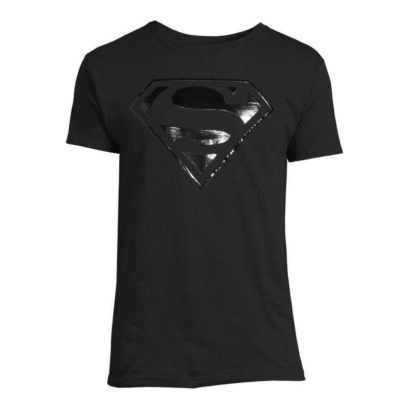 Men's Superman Graphic T-Shirt - Black Tonal Logo, Size S (Variation of THIS listing)