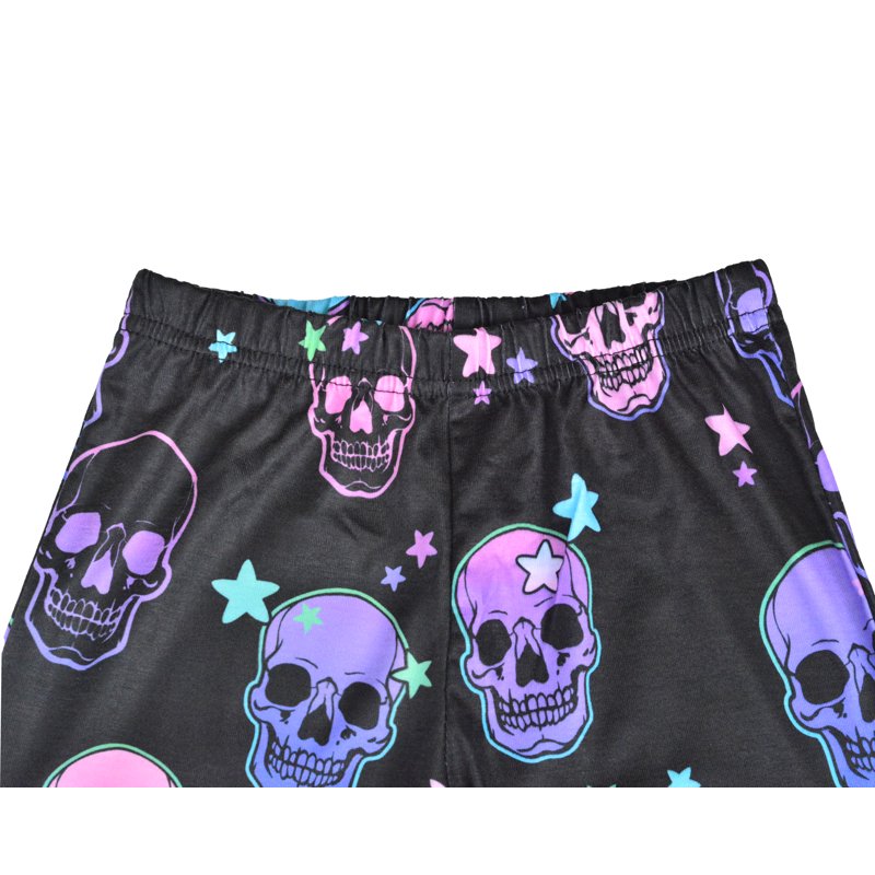 Halloween Skeleton Pajamas Sets for Kids - Skull Full Print 7T Sleepwear