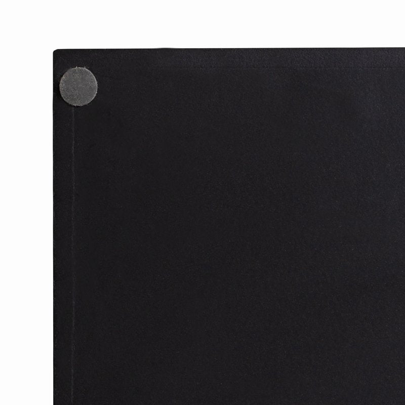 Narrow Rectangle Wood Accent Tray - Black 10x24