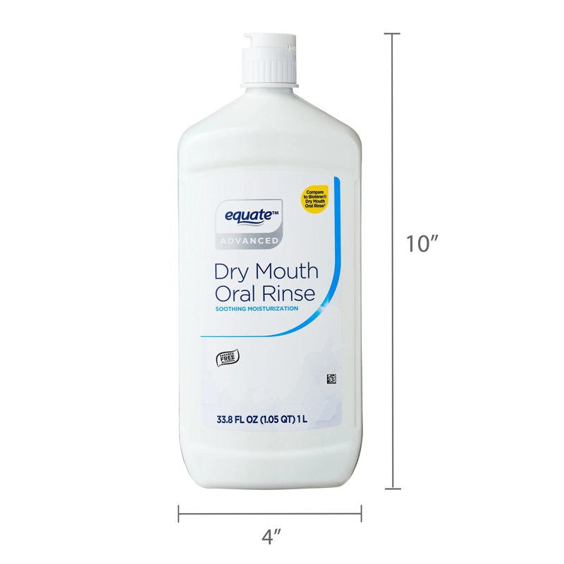 Dry Mouth Oral Rinse, Alcohol-Free Moisturizing Mouthwash, 1 Liter