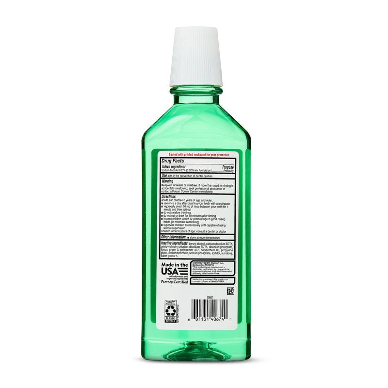 Kids Anticavity Fluoride Mouth Rinse - Alcohol-Free Watermelon Flavor