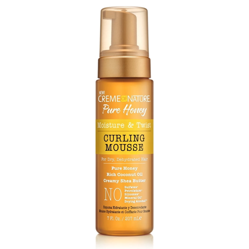 Moisturizing Curling Mousse with Pure Honey & Coconut Oil - 3 Pack