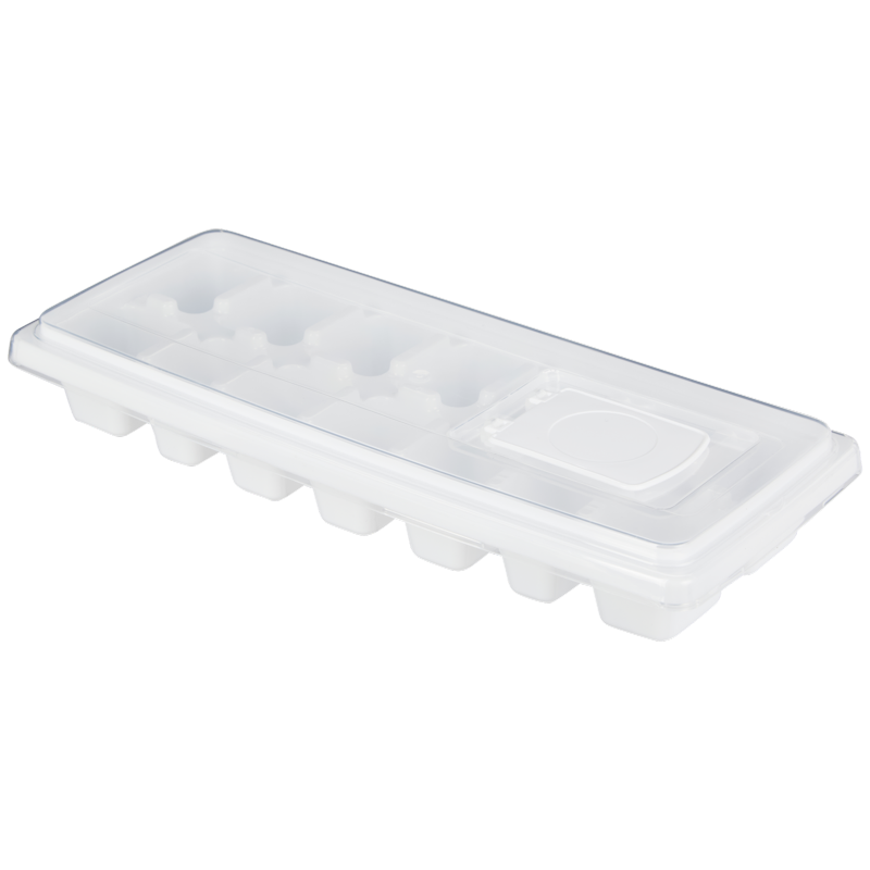 Ice Cube Tray - 2 Pack with 14 Molds and Removable Lid