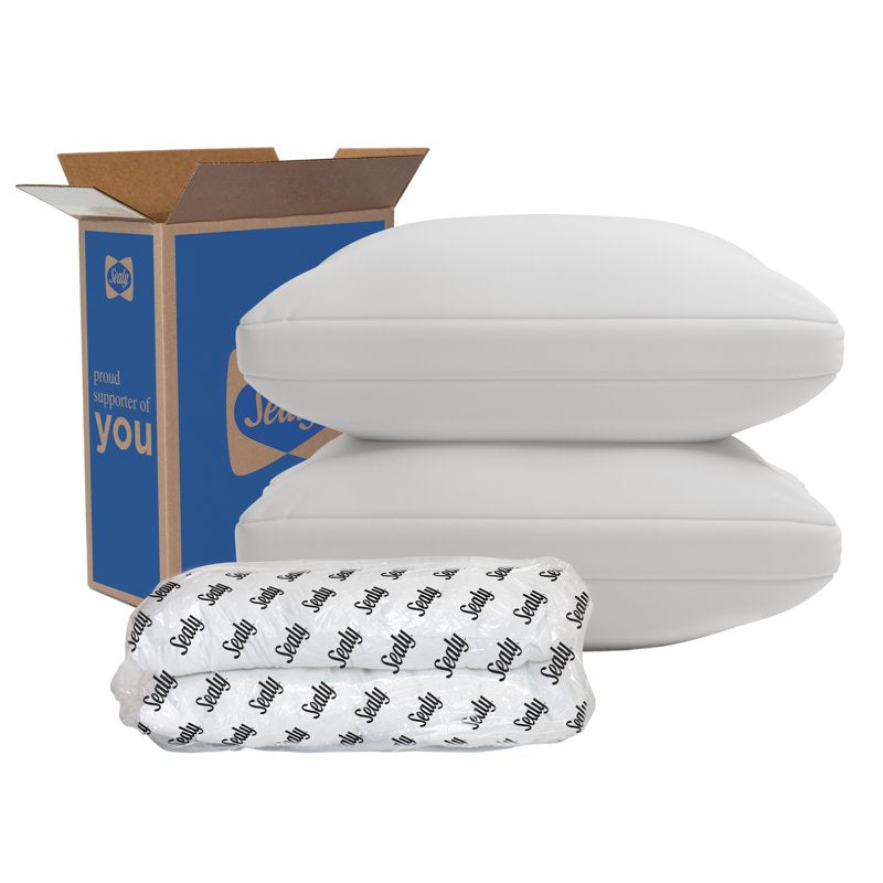 King Cooling Support Bed Pillow - Extra Firm, Hypoallergenic, Washable