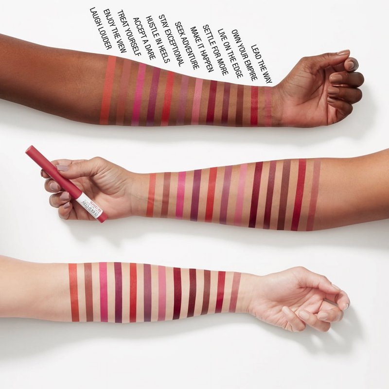 Longwear Matte Lip Crayon with Built-in Sharpener - High-Pigment Lip Color