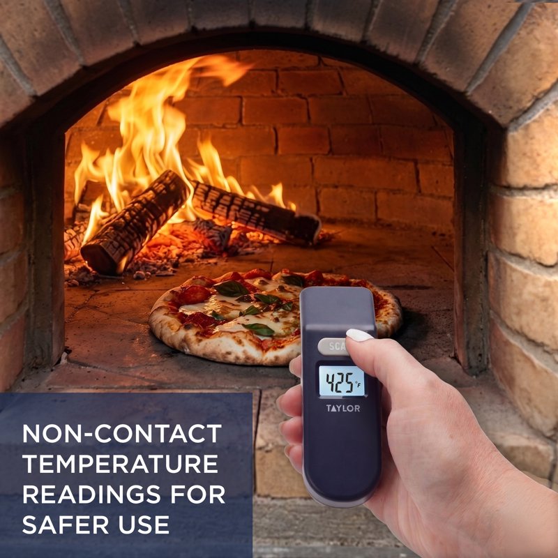 Non-Contact Infrared Thermometer for Grill & Pizza Oven -58°F to 716°F