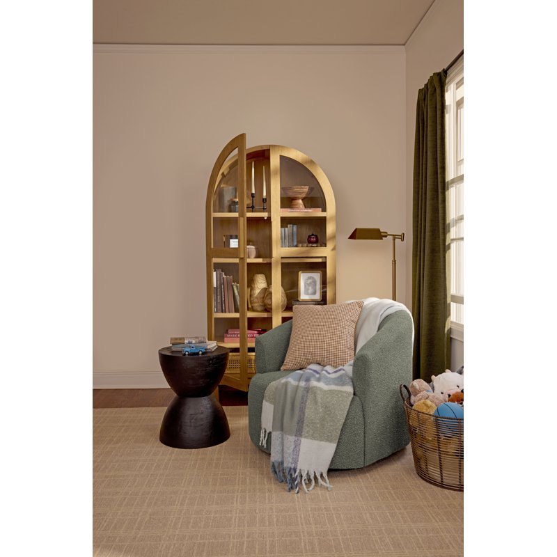 Better Homes & Gardens Juliet Arch Accent Cabinet - Light Honey Finish
