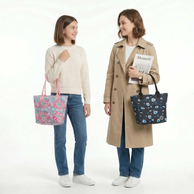 Insulated Lunch Tote Bag - J World Women's Lola, Heart Factory