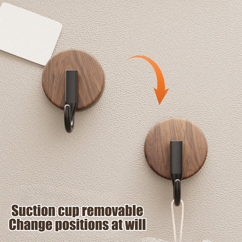 Suction Cup Hook for Door Wreaths - 2 Pack, Strong Hold, Bathroom & Window Use - Variation 1-A