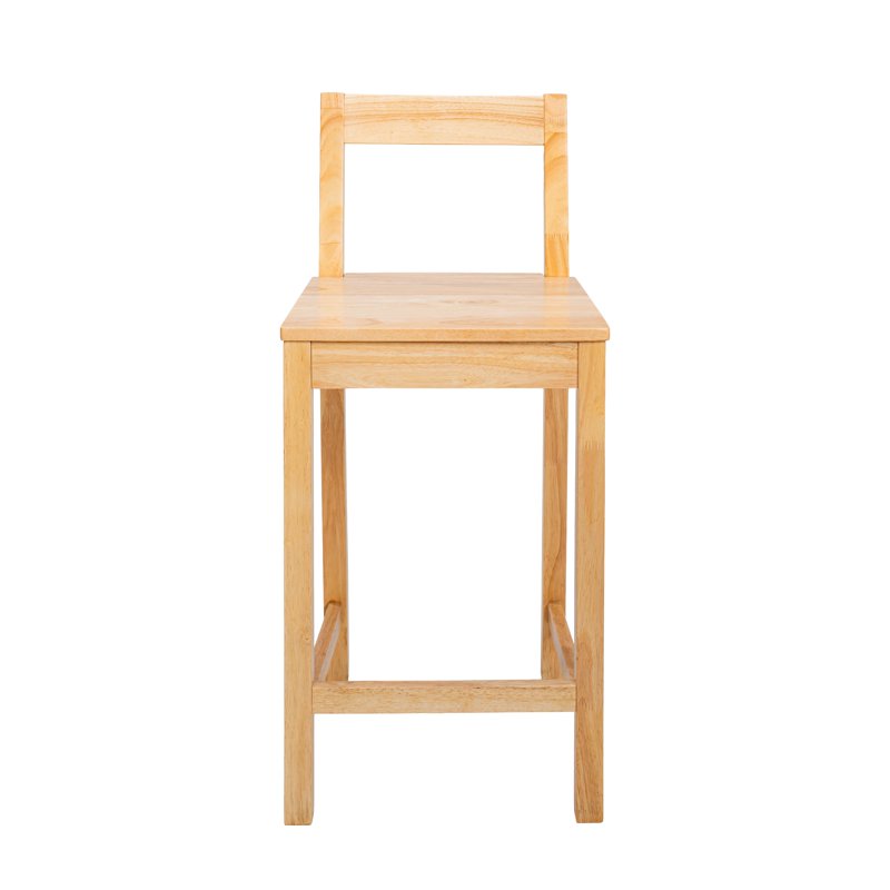 Counter Height Wood Bar Stools Set of 2 - Pine Finish