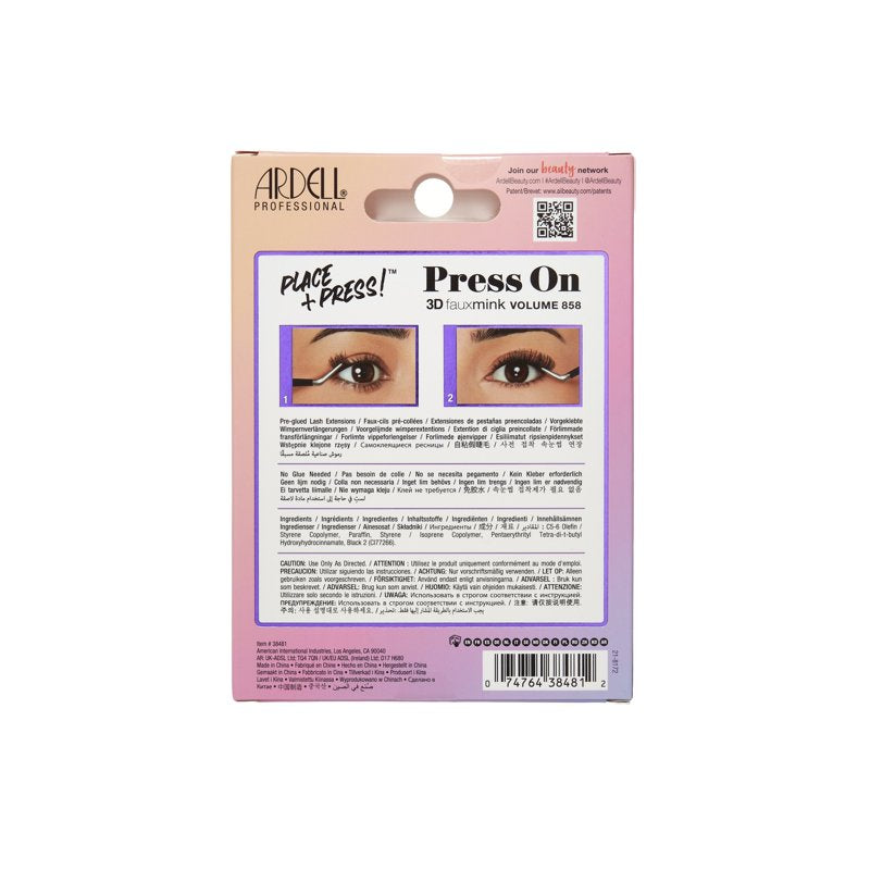 Press On Pre-Glued Lash Clusters - Volume 858, 30 Count