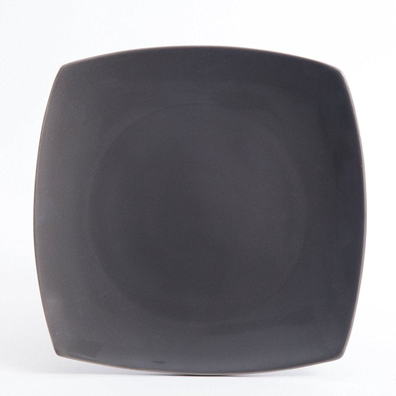 16-Piece Grey Dinnerware Set - Reactive Glaze Stoneware