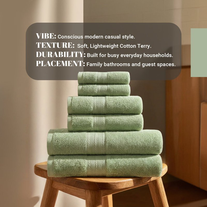 White 12-Piece Eco-Friendly Cotton Washcloth Set - Reusable & Absorbent - Superior