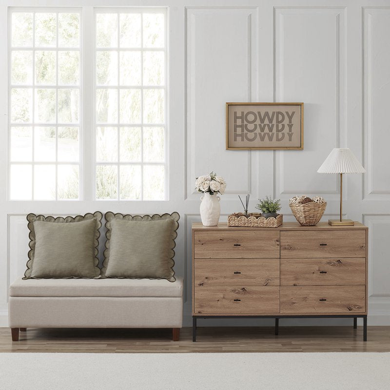 Sage Green 19x19 Inch Scallop Edge Cotton-Rich Decorative Pillow - Home Decor Collection
