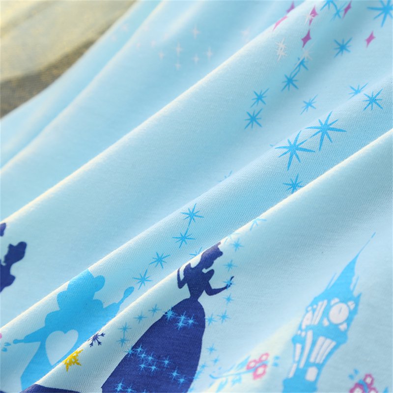 Toddler Girls Princess Tulle Dress - Blue 1-2T Halloween Birthday Party