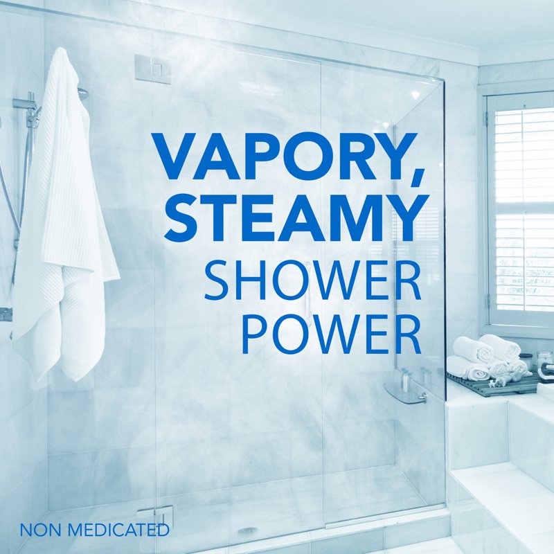 VapoShower Tablets - Menthol Scented Shower Steamers, 5 Count