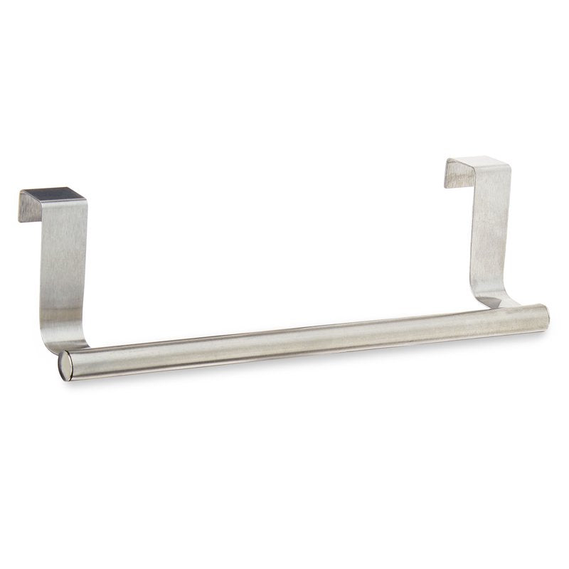 (5 Pack) Stainless Steel Over-the-Cabinet Towel Holder - 9 Inch, No-Drill Wall Mount