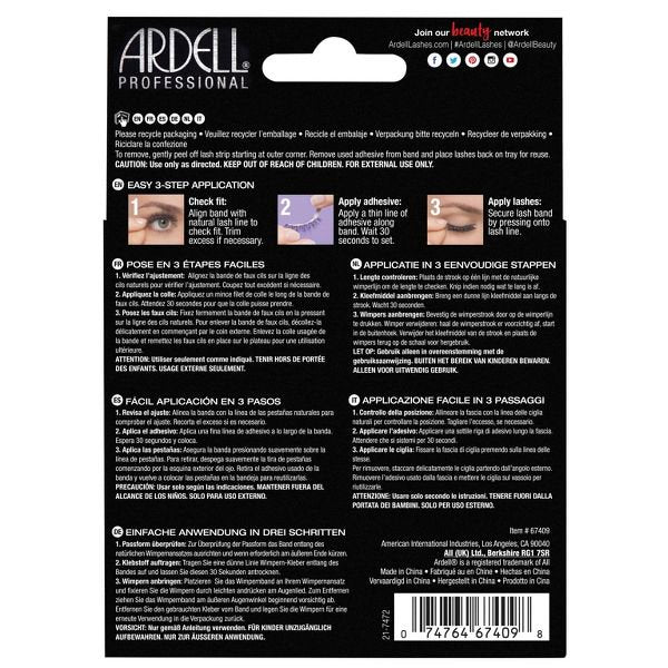 Faux Mink Wispies False Eyelashes - Lightweight Multi-Pack, 4 Pairs