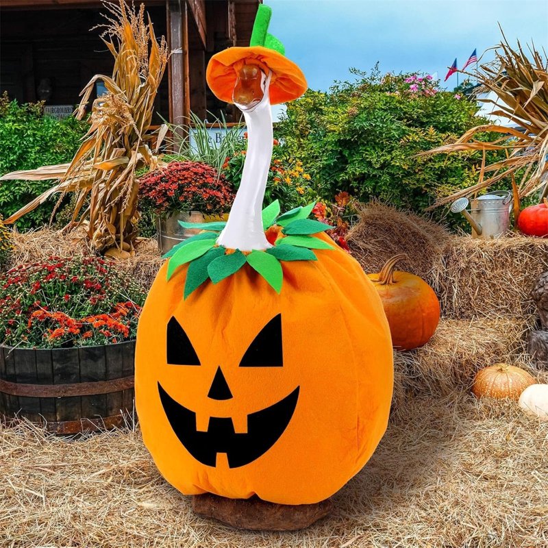 Halloween Porch Goose Outfit 23In Cement Plastic Goose Costume - Variation L