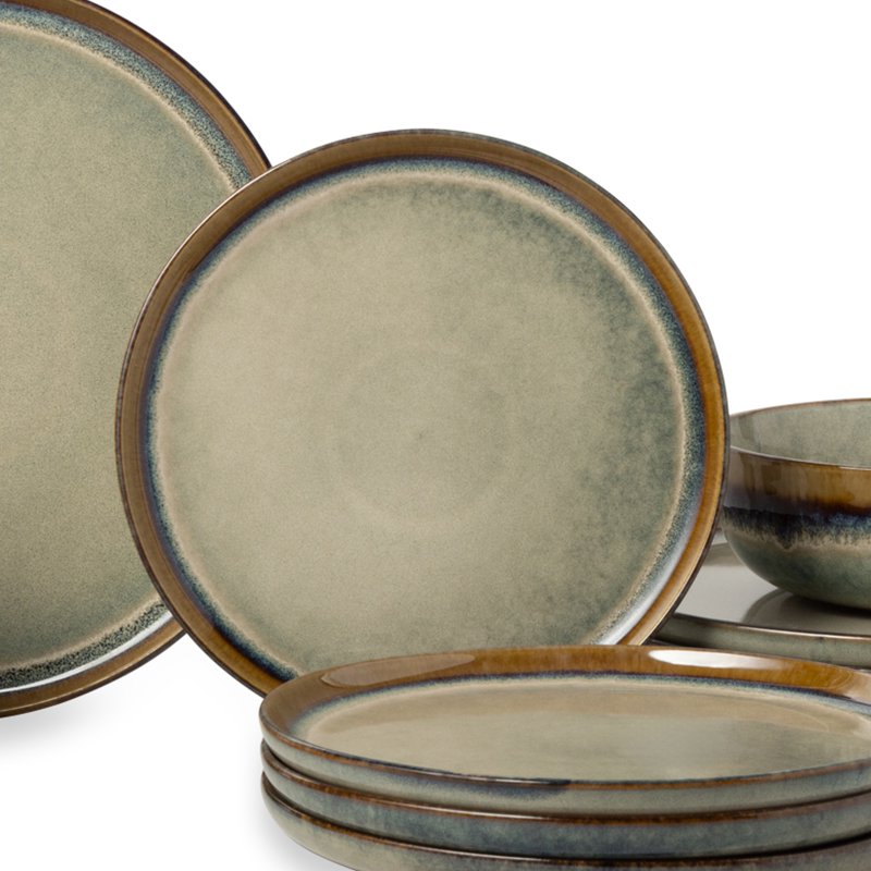 Rustic Ceramic Salad Plate - Asher Collection