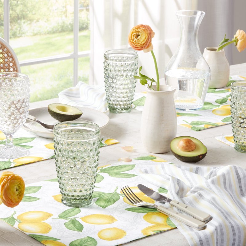 Honeycomb Fabric Tablecloth - White, 60"x102"