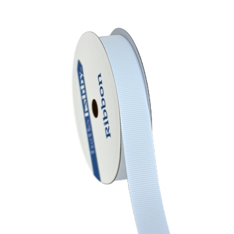 Grosgrain Ribbon 5/8 Inch Wide, 7 Yards - White Craft Ribbon for Sewing & Gift Wrapping