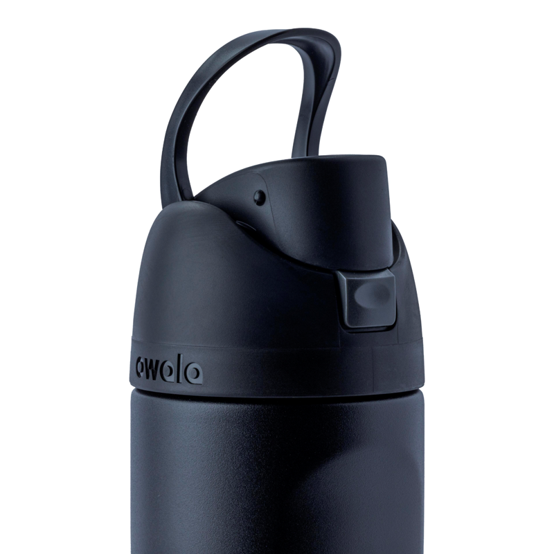 Kids 16oz FreeSip Stainless Steel Insulated Water Bottle - Black