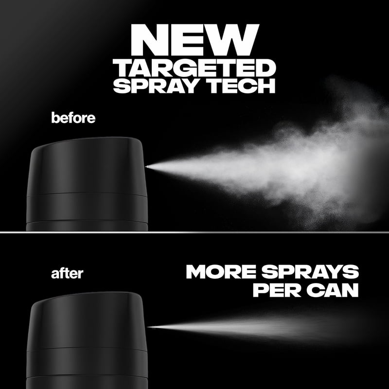 Black Body Spray for Men - 48 Hour Odor Protection - 3.9 oz Twin Pack