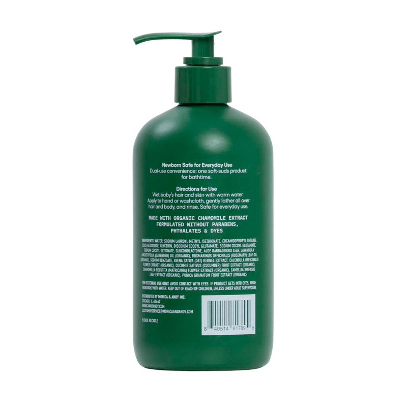 2-in-1 Baby Shampoo & Body Wash for Sensitive Skin - Lavender & Rosemary, 10 fl oz