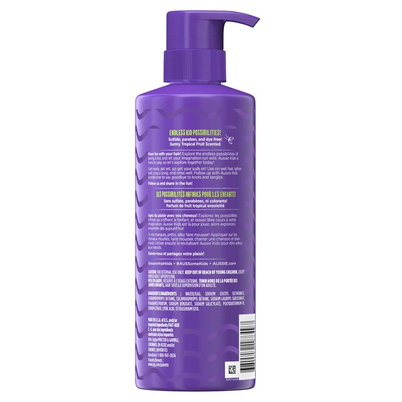 Moisturizing Kids Shampoo - Sulfate Free, Paraben Free