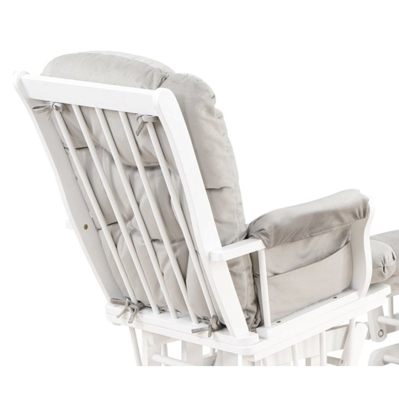 Sleigh Glider Chair Replacement Cushions Set - Gray