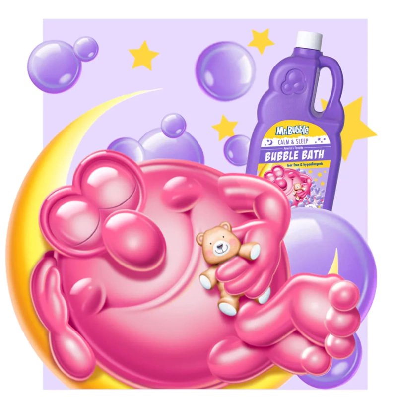 Calm & Sleep Bubble Bath - Lavender Eucalyptus Chamomile, 36 oz