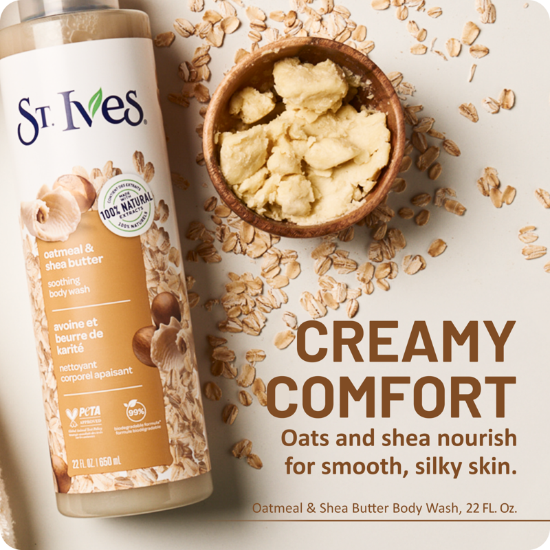 Soothing Body Wash with Oatmeal & Shea Butter - 22 fl oz