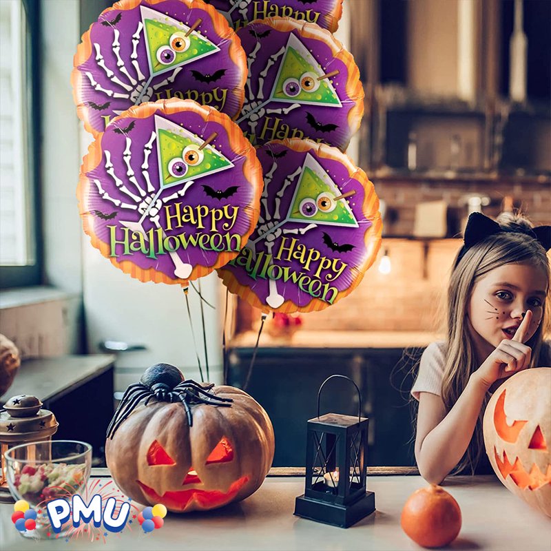 Scary Drink Halloween Mylar Balloon Pack - 18 Inch, 25 Pieces