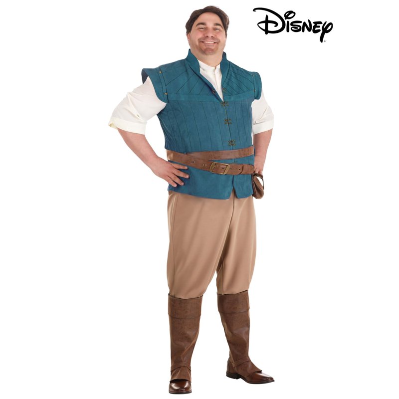 Plus Size Flynn Rider Costume for Men 4X Tangled Rogue Outfit