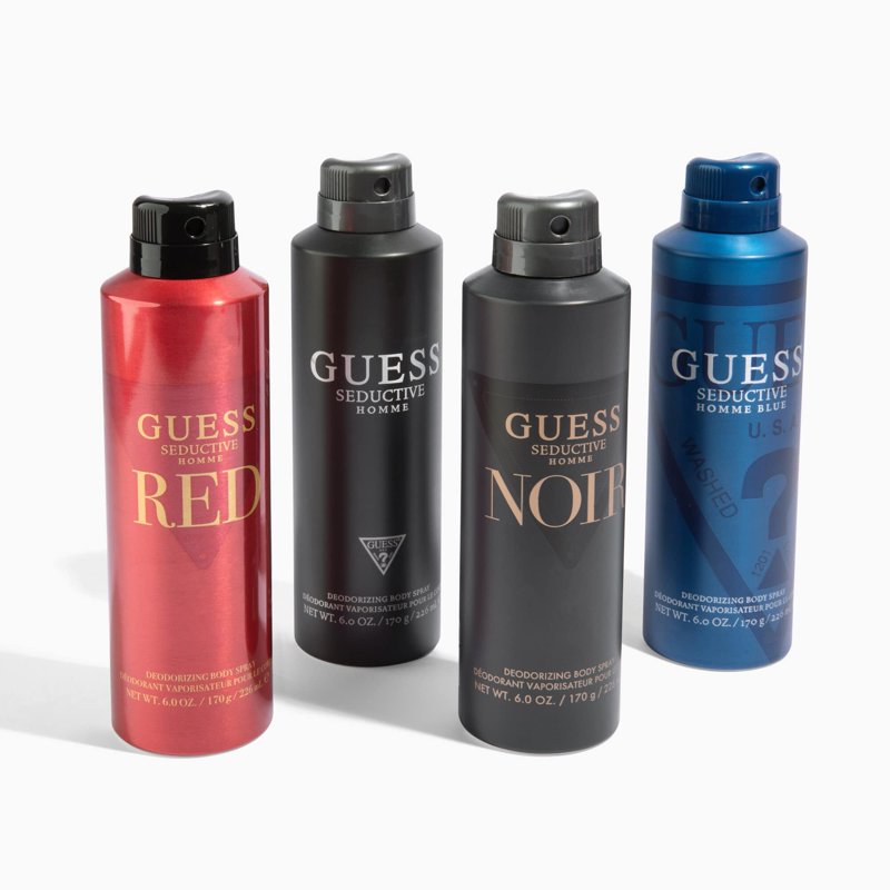 Seductive Homme Blue Men's Body Spray - Warm & Spicy Fragrance, 6 oz