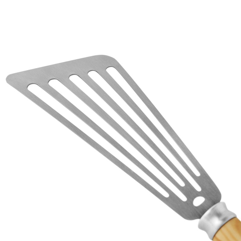 Stainless Steel All-Purpose Turner Spatula - Olivewood Handle